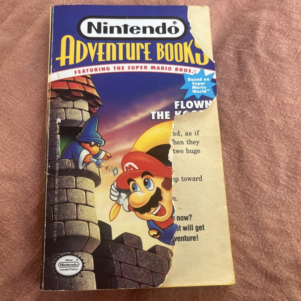 Vintage 1991 Nintendo Adventure Books #8 Flown The Koopa‎ (q4)